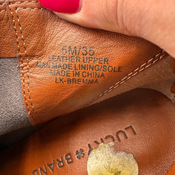 Lucky Brand Suede Leather Grey Bremma Booties Size 5 - Picture 8 of 10